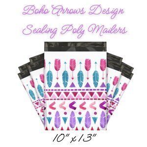Boho Arrows Poly Mailers Qty 20 Size 10x13